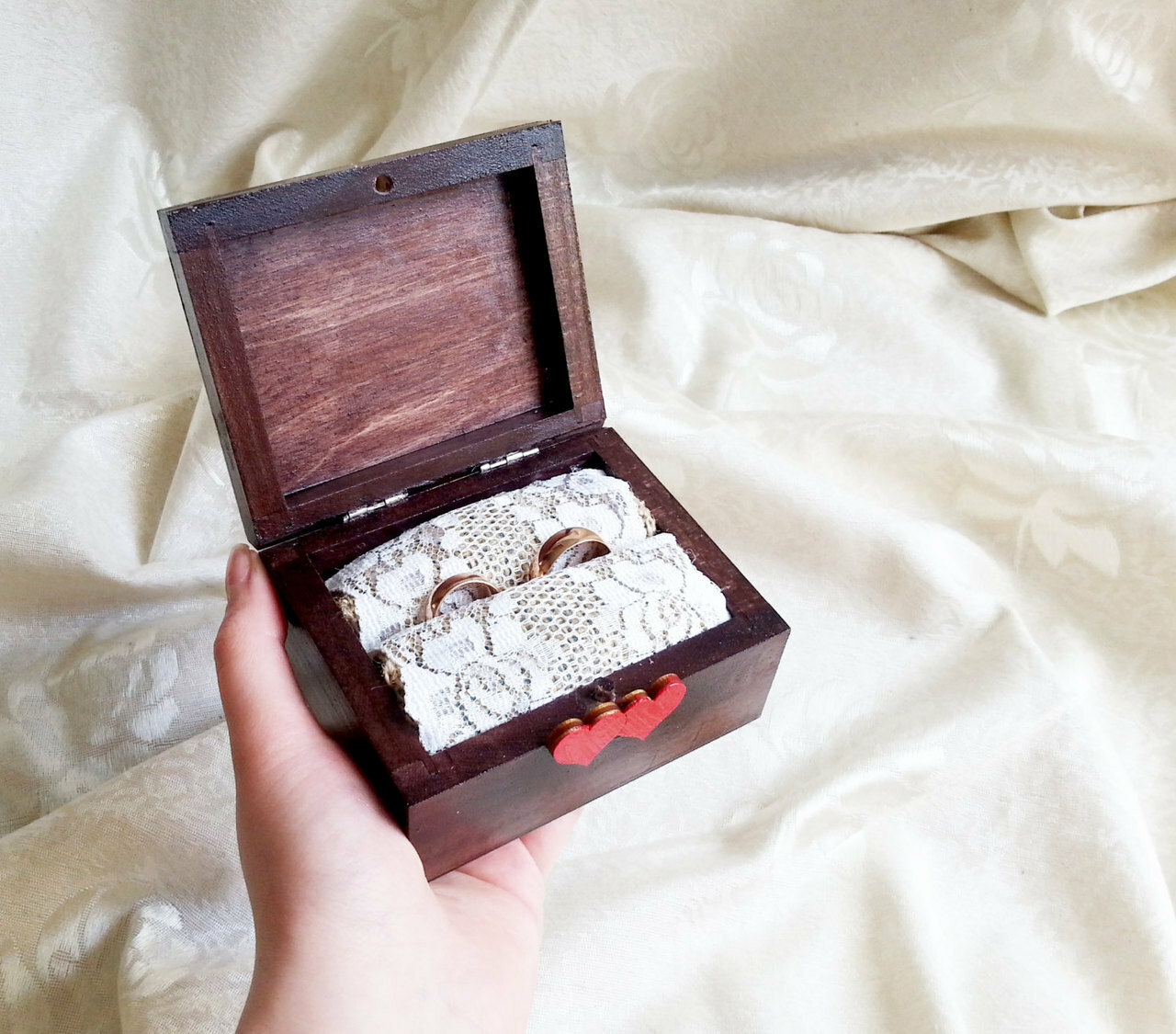 ringbearer, ringsbox, weddingringsbox and heartsbox