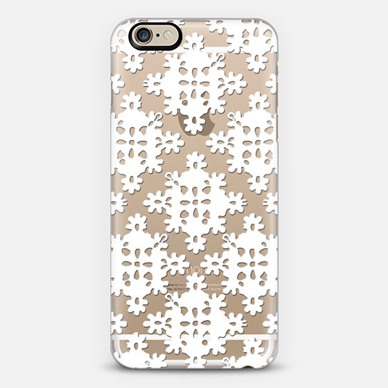 casetify, white, lace and case