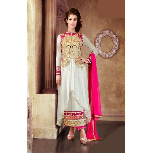 fashion, dress, clothing and wedding dress