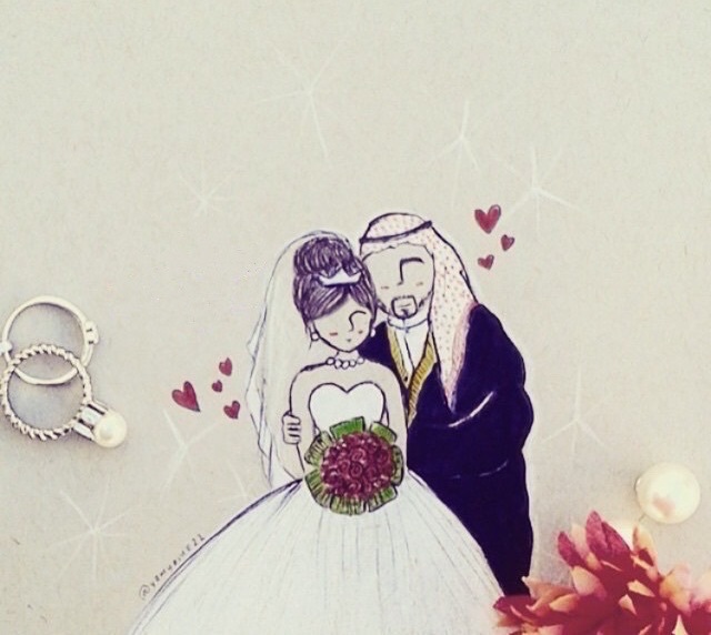 art, bride to be and arabic