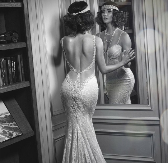 bridal, galialahav and dress