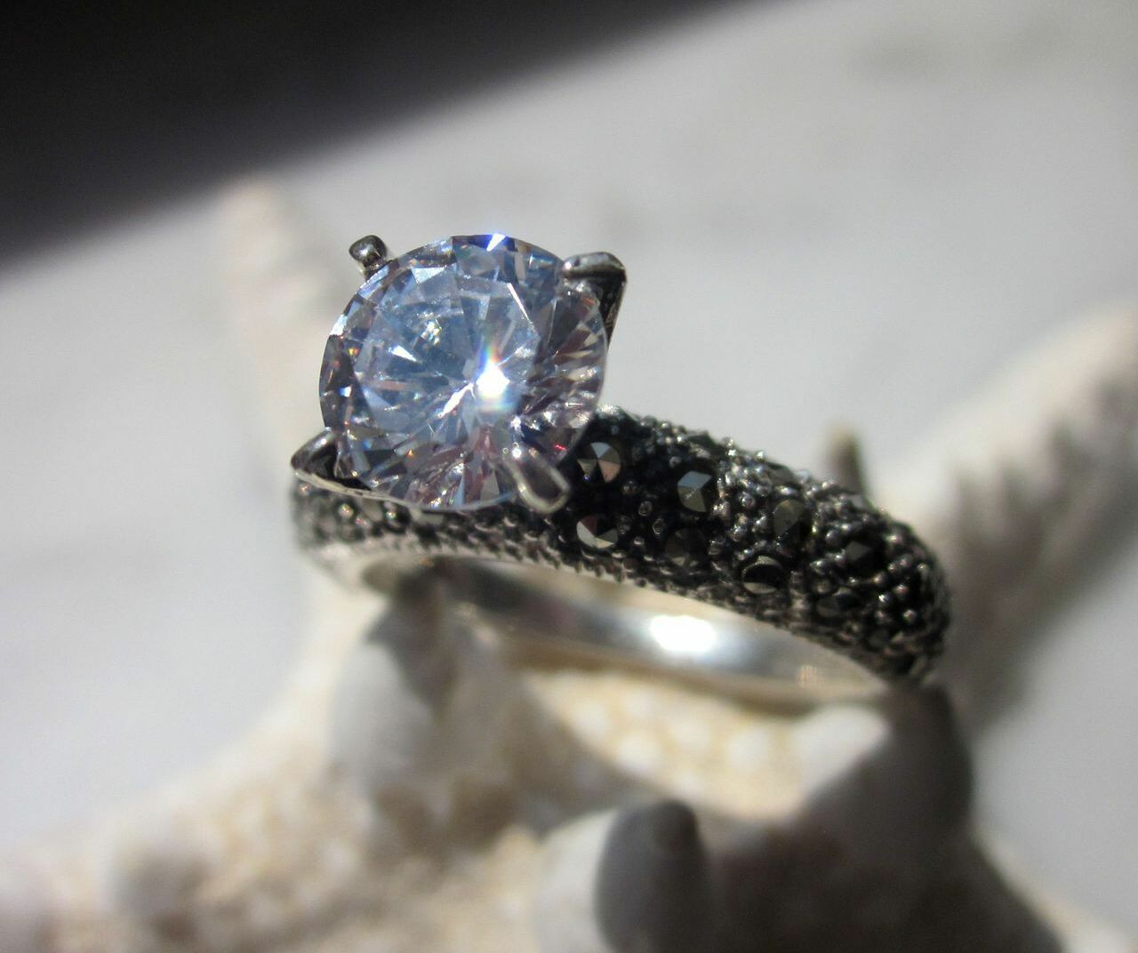 bridal jewelry, solitaire rings, april birthstone and engagement rings