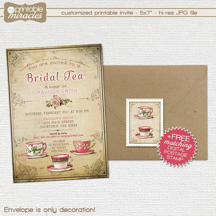 pink, bridal shower, rustic and tea cup