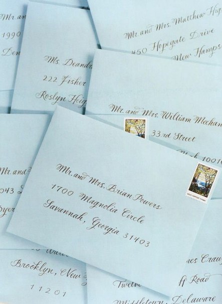 letters, invitations and wallpaper