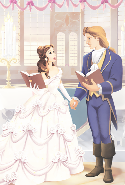 yes i accept, princess & prince and bella & adam