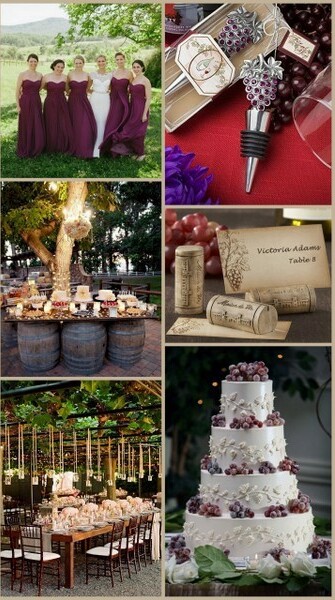 wedding ideas, winery and vineyard wedding