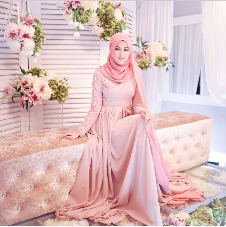 muslima, hijabi, flowers and chic