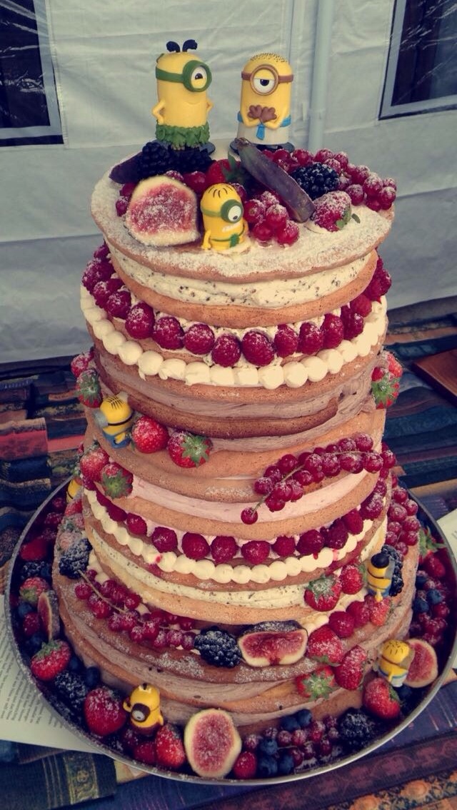 cake, weddingcake, amazing and FRUiTS
