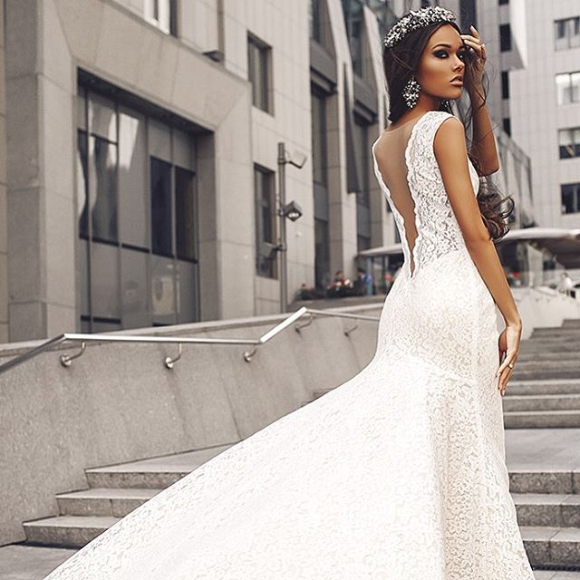 white, woman, wedding dress and model