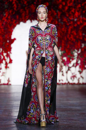 red, dress and spring summer