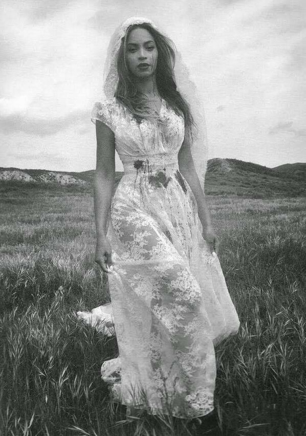black, singer, bride and white