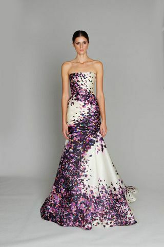 bridal, off white and amythyst