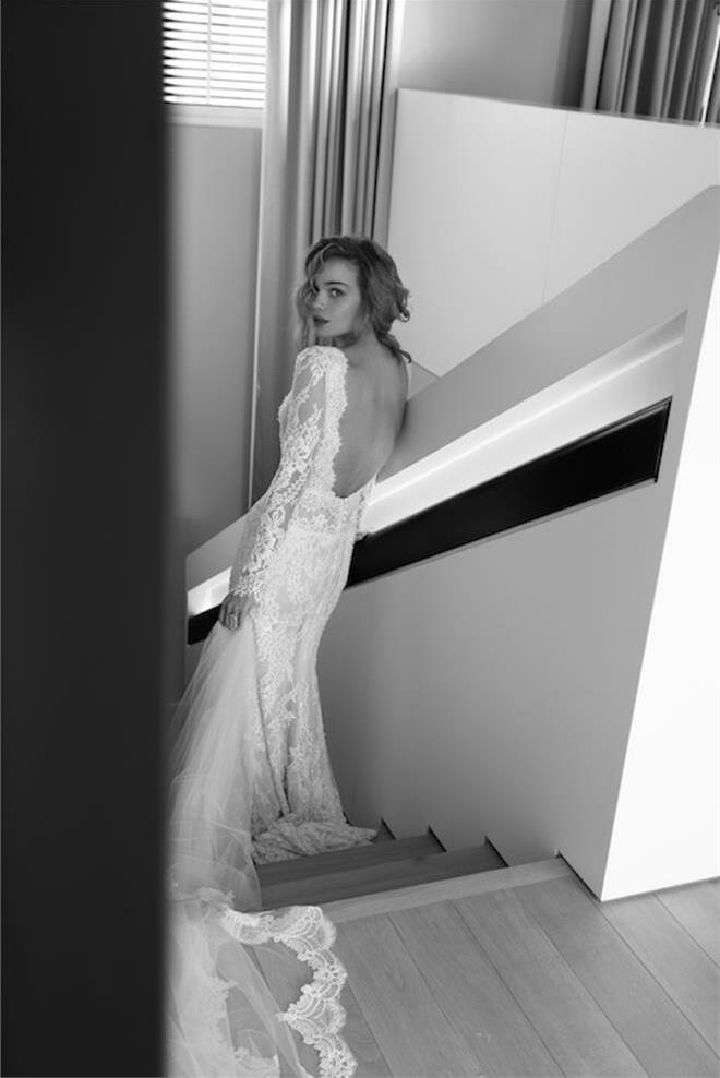 wedding dress, dress, bride and lihi hod