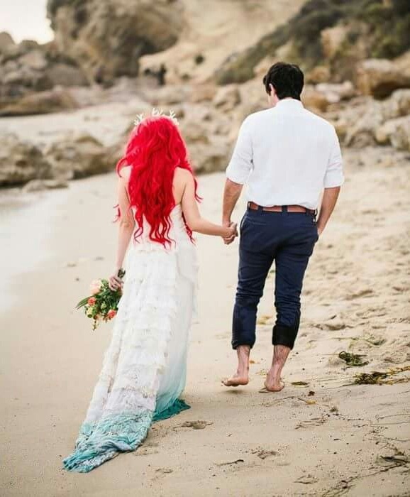 ariel, bride, groom and eric