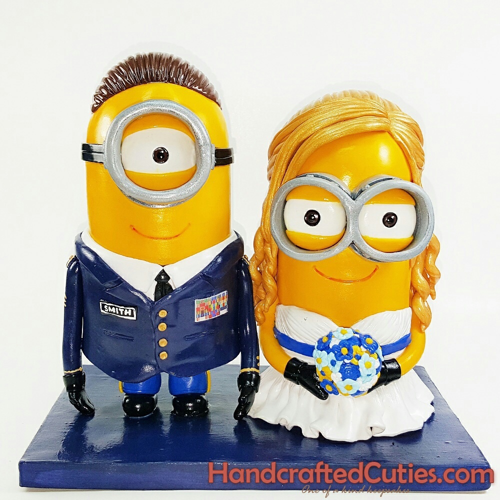 unique cake toppers, handcrafted cuties, custom orders and minions