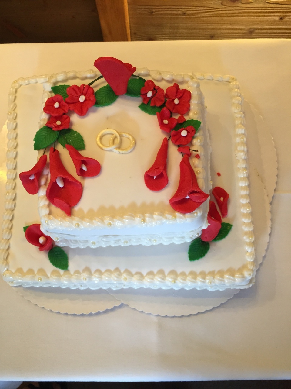 weddingcake, rose, me and red