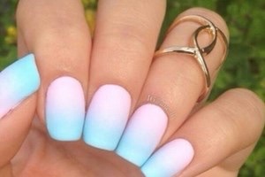 bright, nails and purple