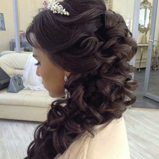 long hair, luxury, wedding hairstyles and hair