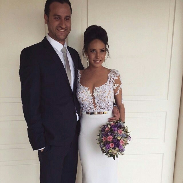 prince whith princess, white dress, style and glamour