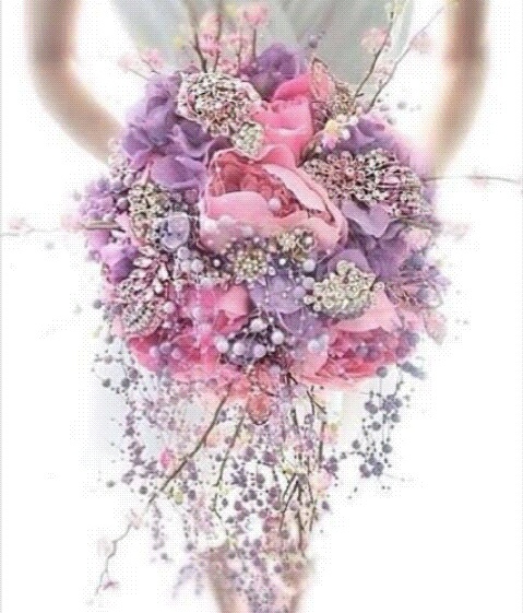 purple, love, bouquet and flovers