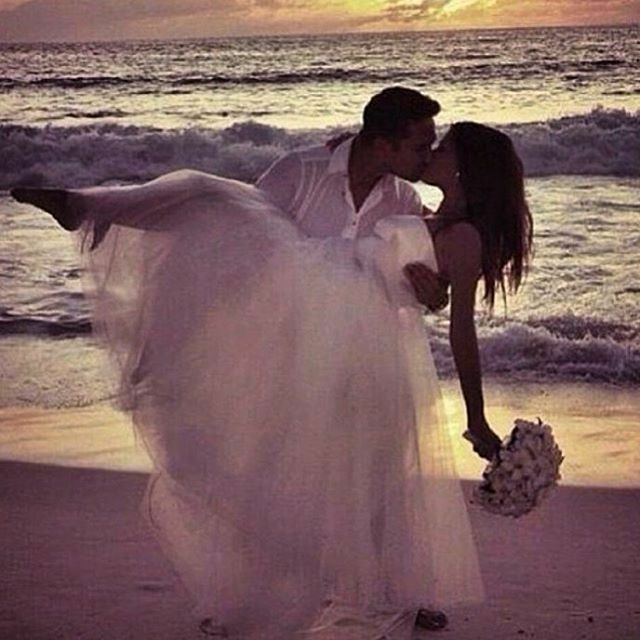 bouquet, marriage, dress and couple