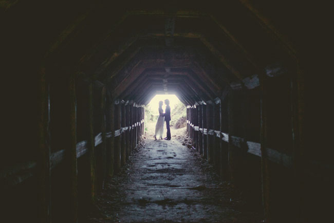 love, tunnel and couple