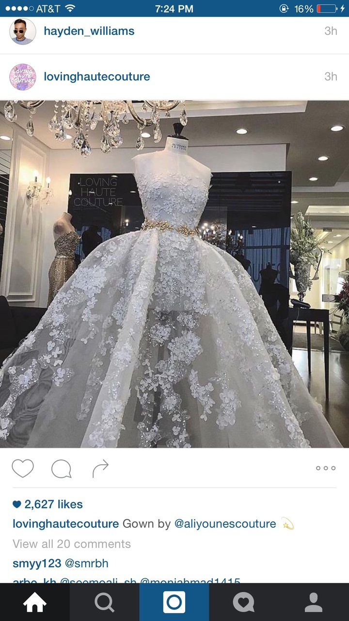 haute coture and wedding dress