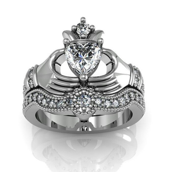 claddagh ring set and claddagh