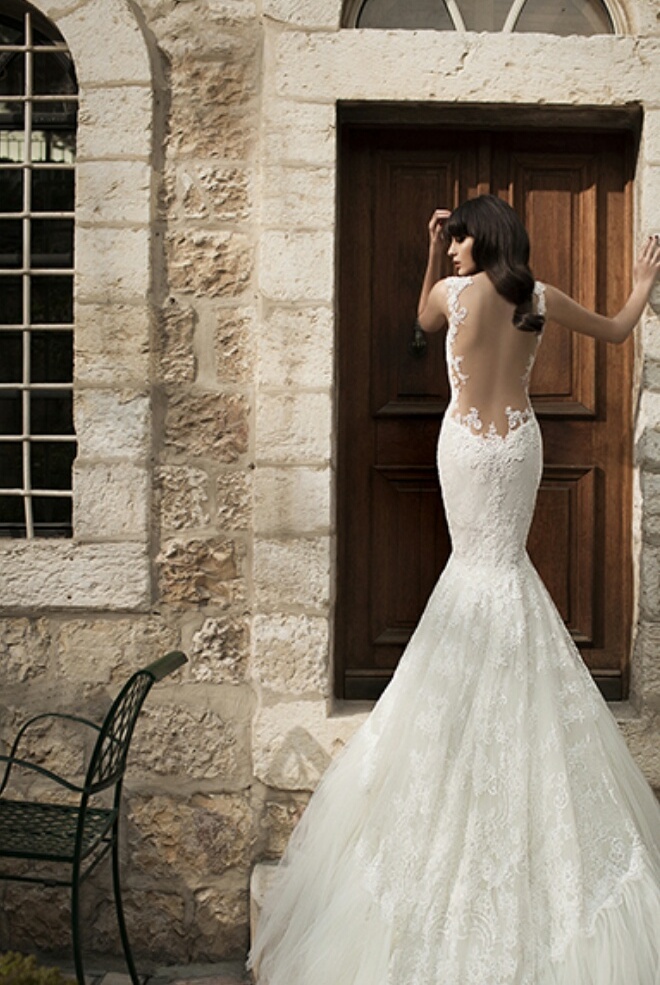 mermaid, dress, elegant and bride