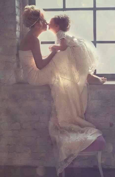 mom, baby, dress and cute
