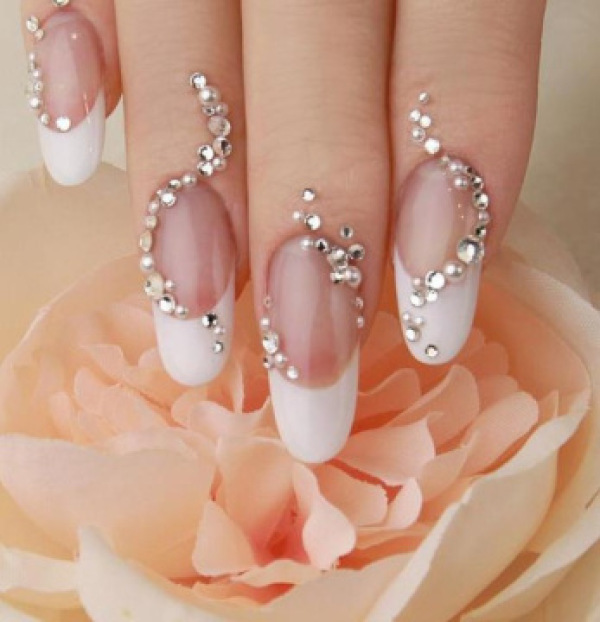 wedding nail designs, wedding designs and wedding nails