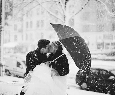 black and white, man and woman