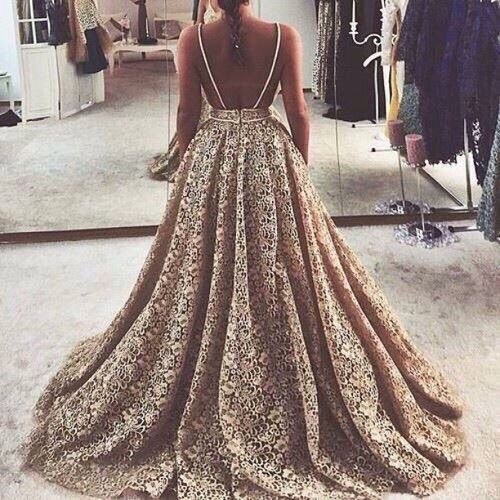 dress, gold, beautiful and marry