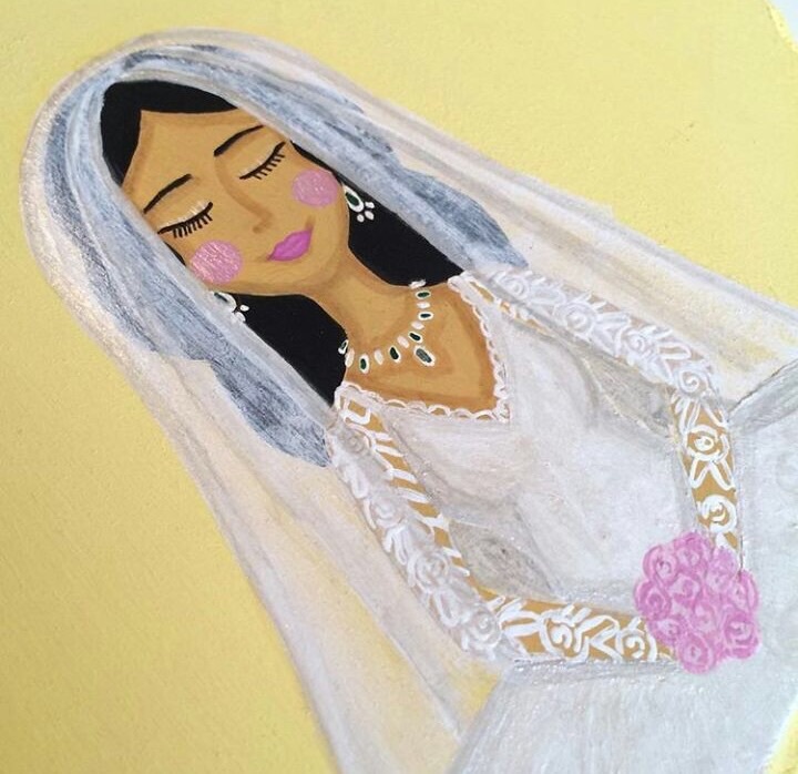 bride to be and art