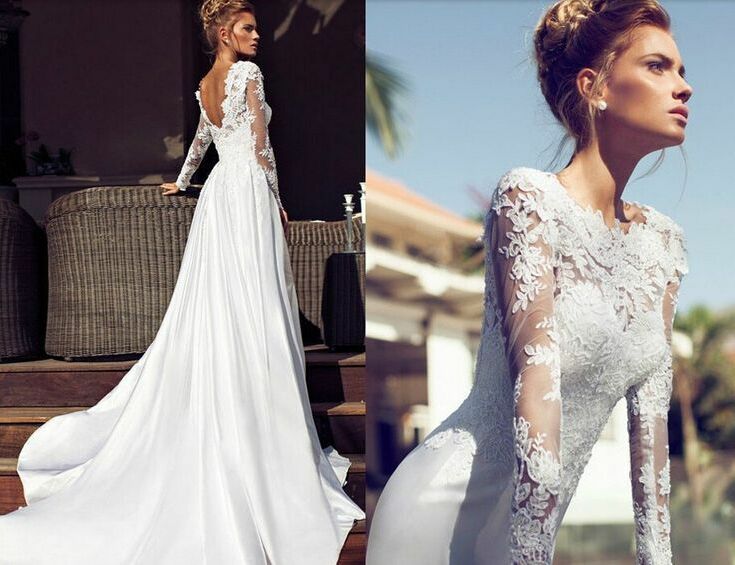 a-line wedding dresses and fall wedding dresses