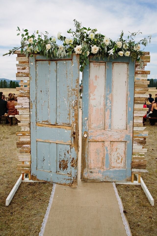doors, bride, wood and vintage