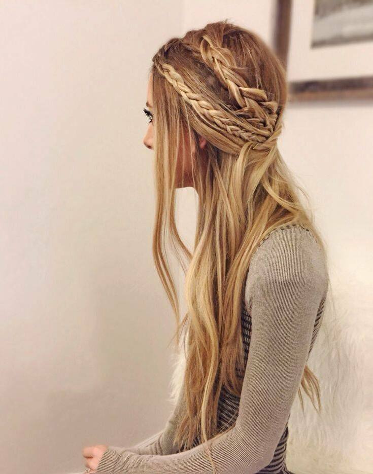 Prom, girl, hair and grunge