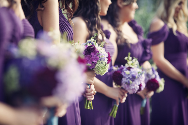 dress, purple and flower