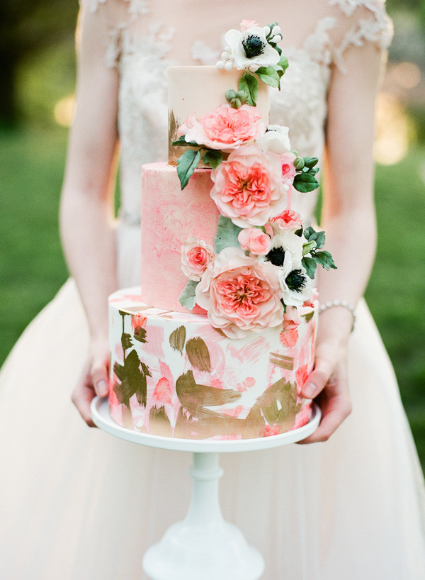 feminine, aesthetics, cake and floral