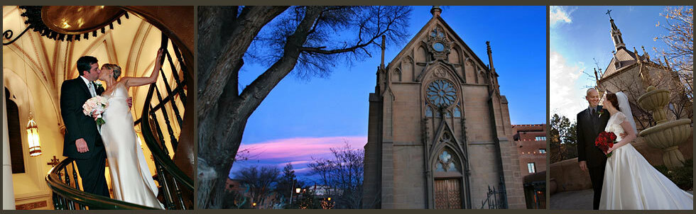 destination wedding, miraculous staircase and santa fe