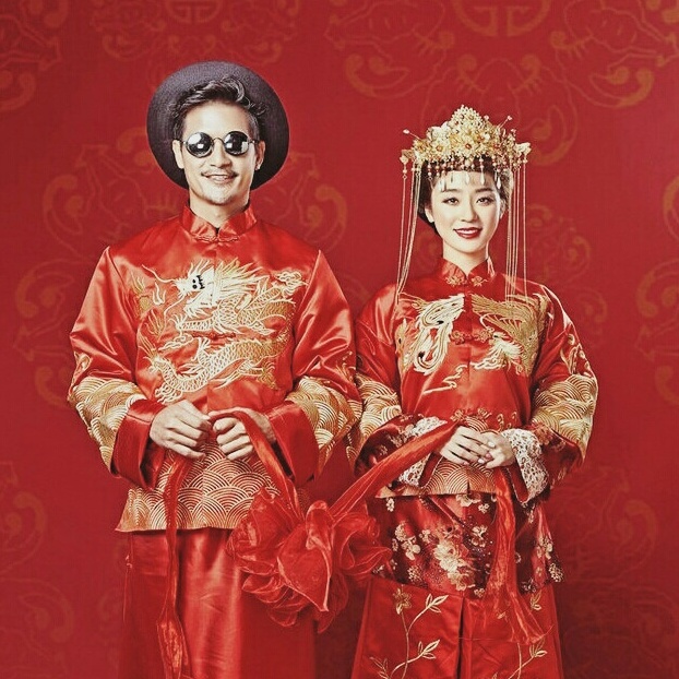 traditional, bride, chinese and culture