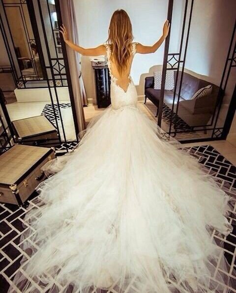 wedding dress, Dream, back and view