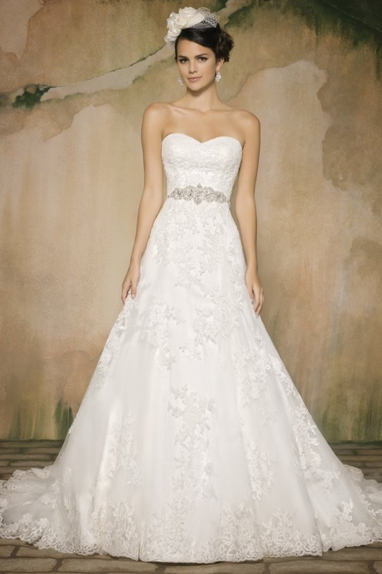 lace dress, applique, fashion and wedding gown