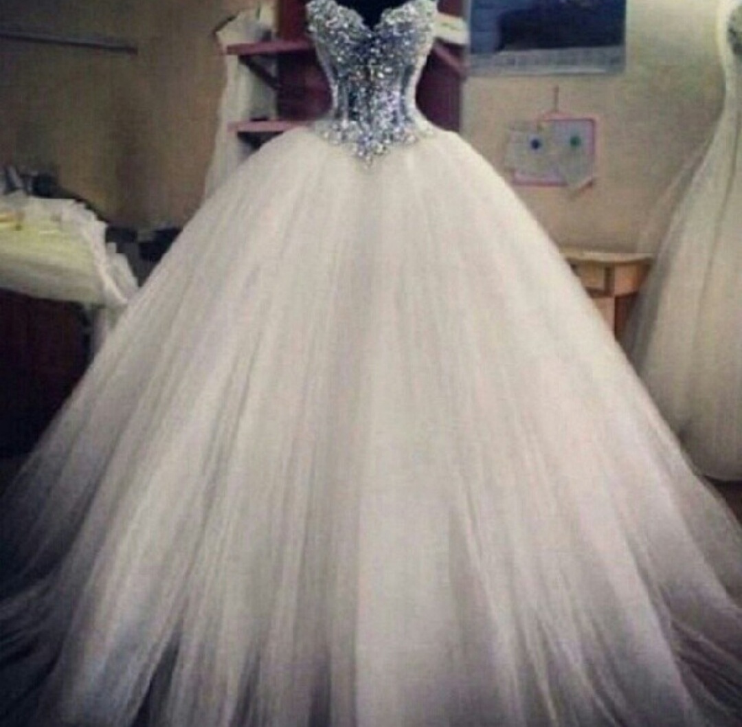 weddingdres, princesdress and bling