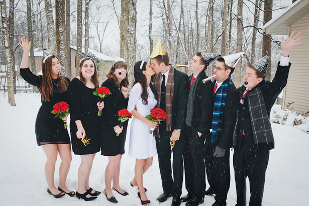 christmas wedding, confetti.co.uk and snow