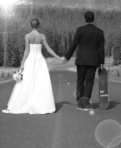 dress, skate and groom