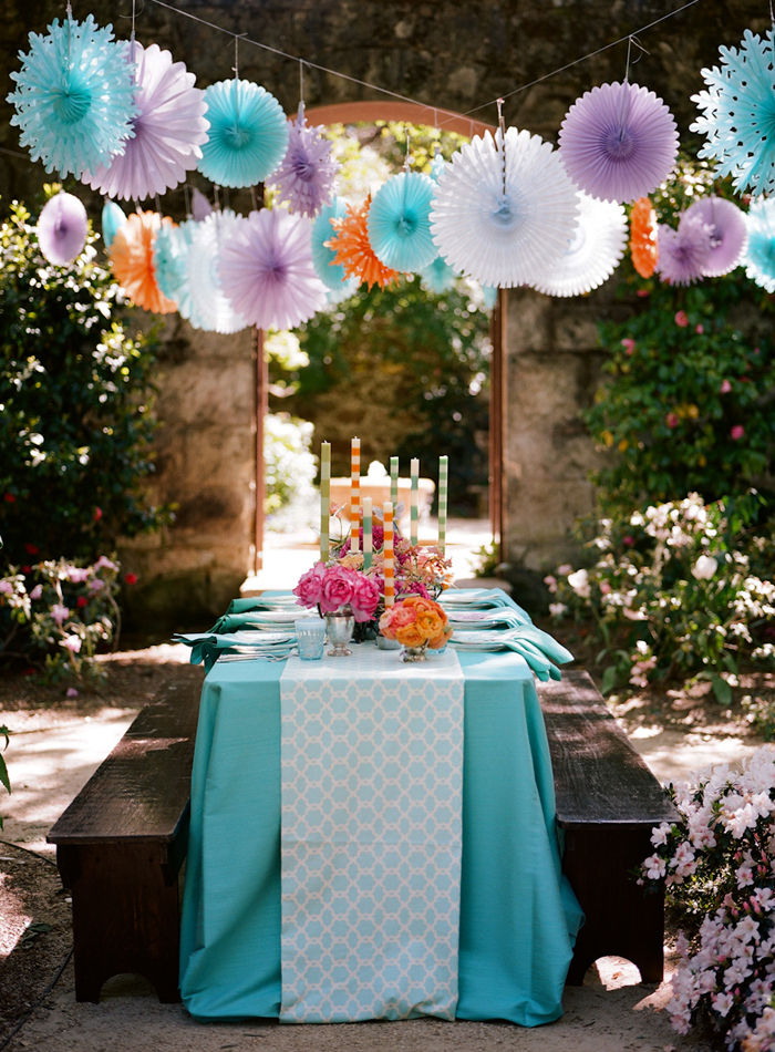 kid's table and colours