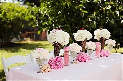 sweet, pink and white
