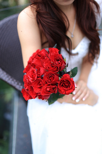 happiness, flowers and red