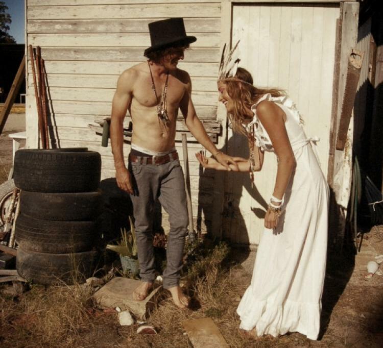 feathers, top hat and boho